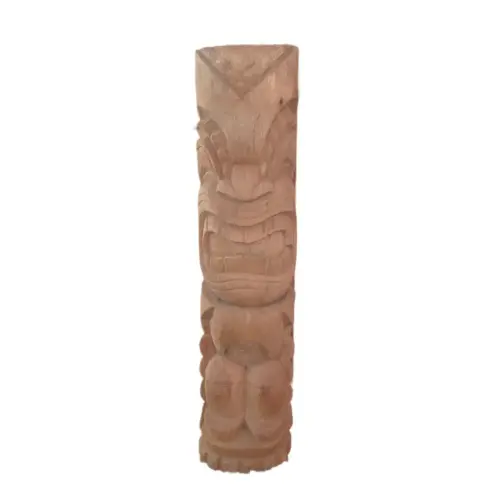 Product image of the product “Tiki Statue Polynesia style. From coconut palm. Model 40 - Full Body 2, in the sizes from 100cm to 200cm, Natural finish ”